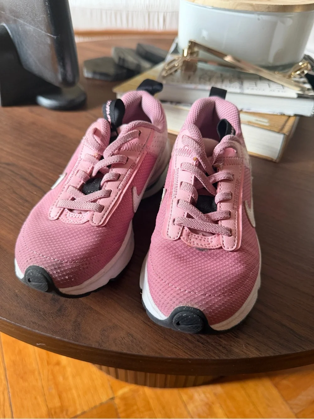 Nike Kids Pink & White Sneakers